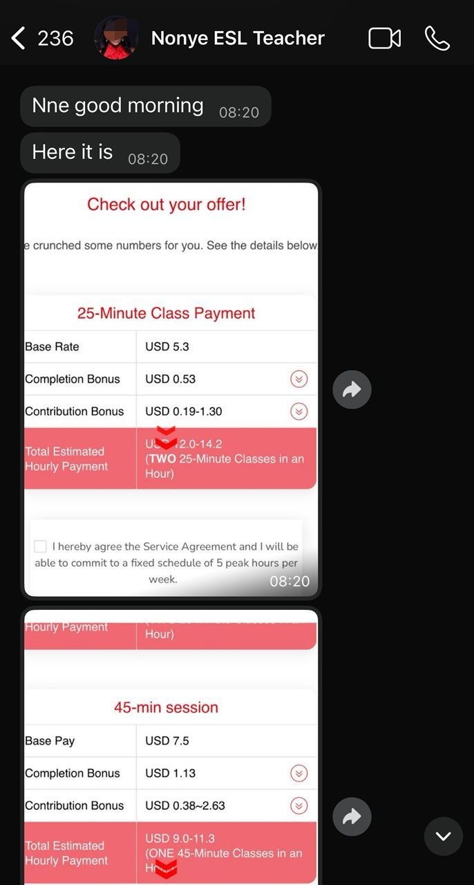 Student testimonial screenshot 2